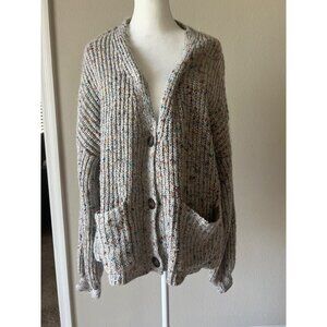 Oversized knit chunky oversized comfy cardigan sweater  XXL
